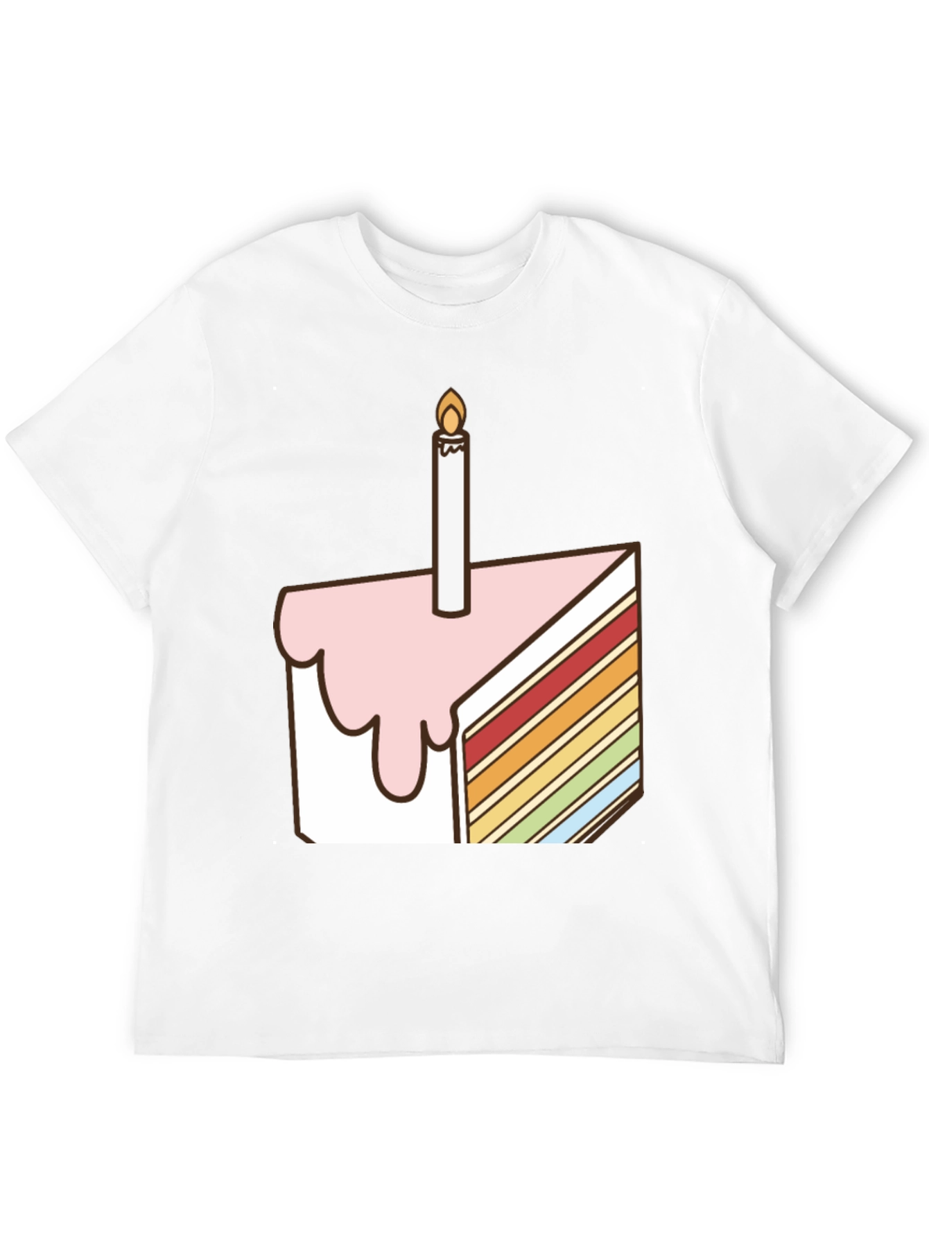 Birthday Cake Slice Graphic Tee - Unisex