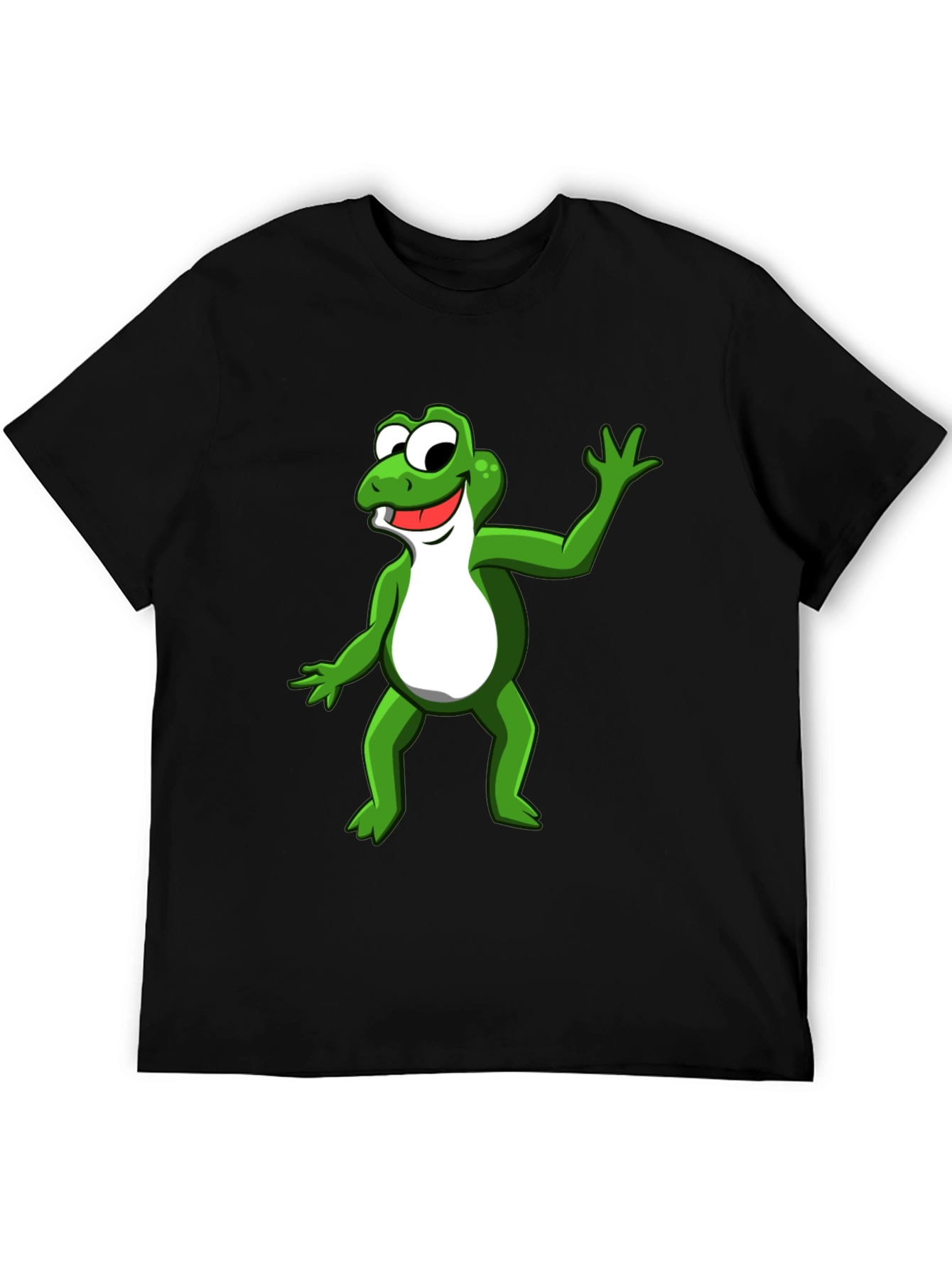 Frog Graphic T-Shirt - Funny Cartoon Style