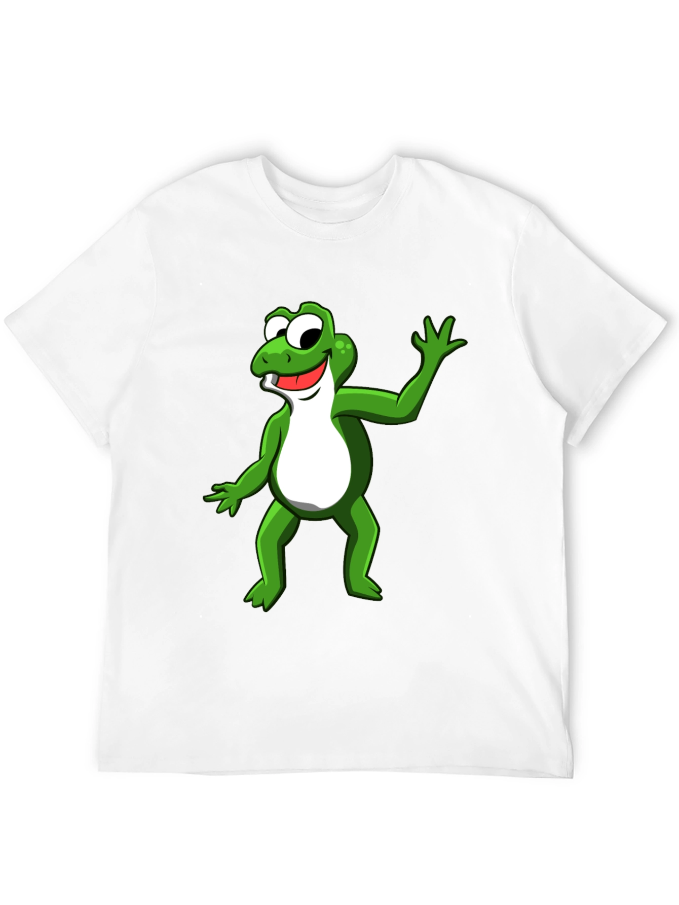 Frog Graphic T-Shirt - Funny Cartoon Style