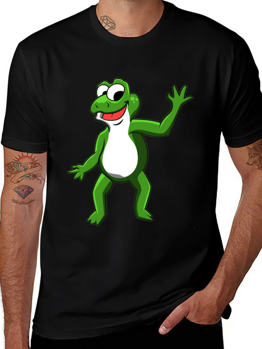 Frog Graphic T-Shirt - Funny Cartoon Style
