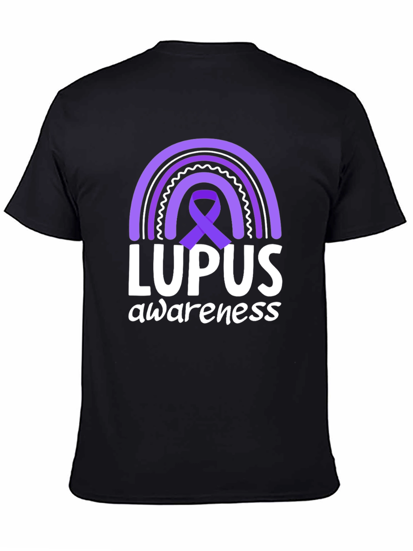 Lupus Awareness Rainbow Ribbon T-Shirt