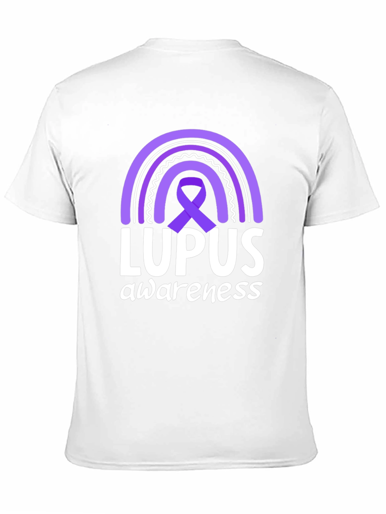 Lupus Awareness Rainbow Ribbon T-Shirt