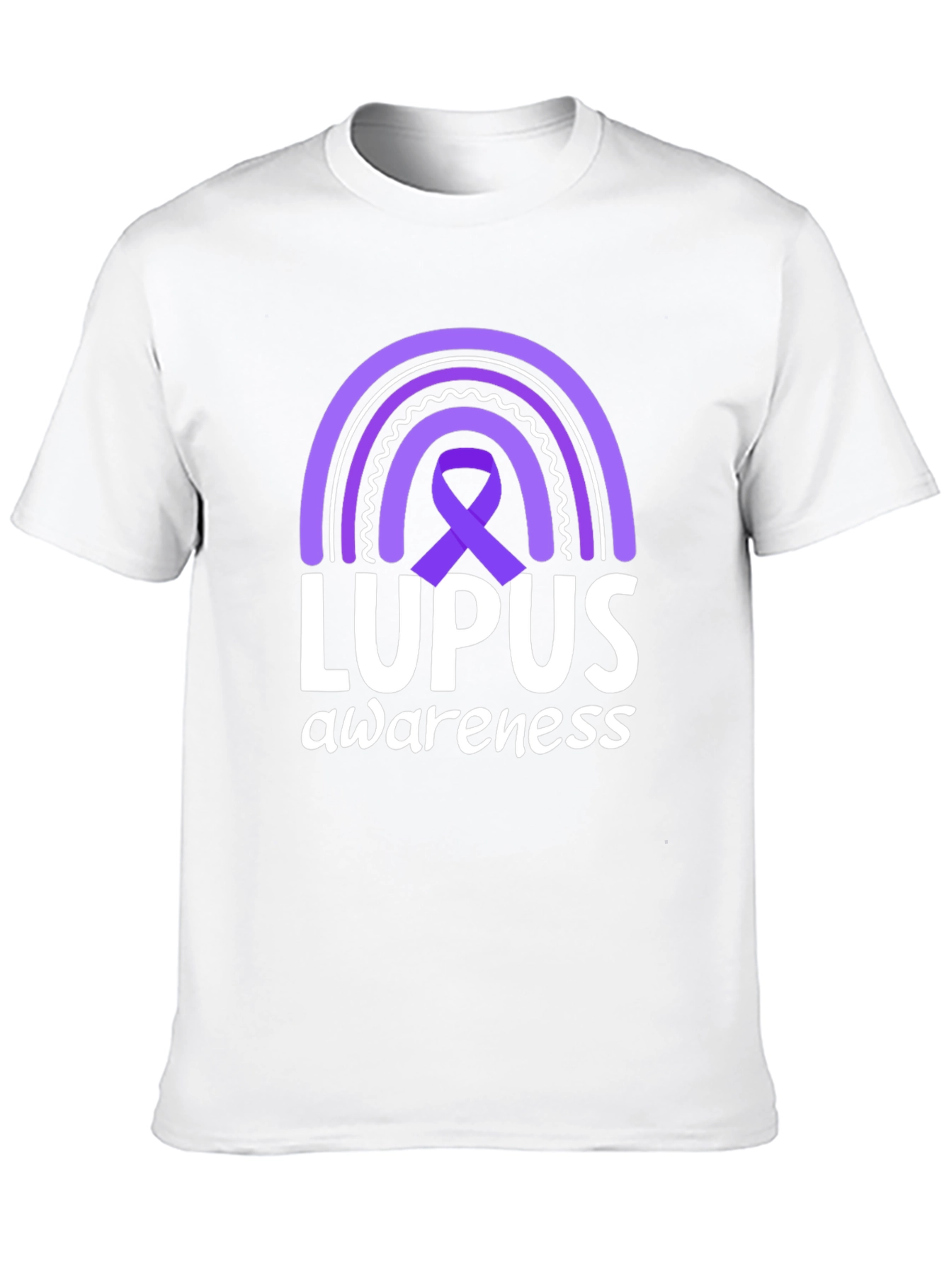 Lupus Awareness Rainbow Ribbon T-Shirt