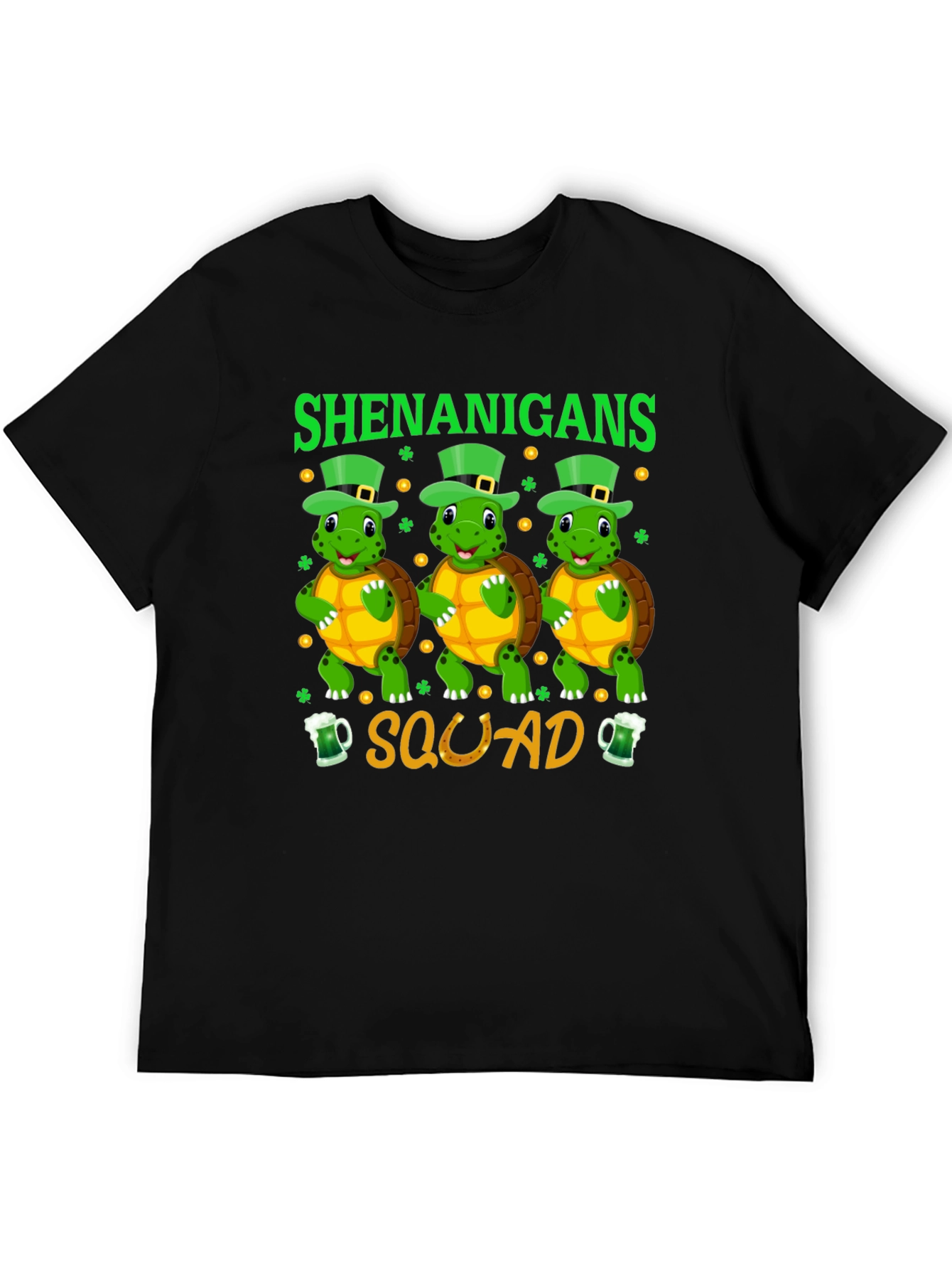 Shenanigans Squad St. Patricks Day Turtle T-Shirt
