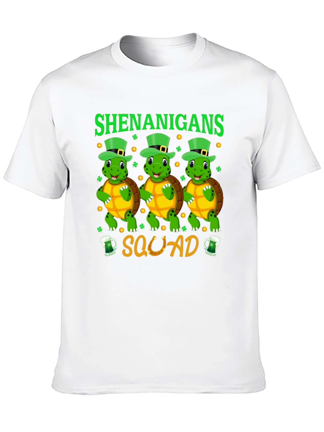 Shenanigans Squad St. Patricks Day Turtle T-Shirt