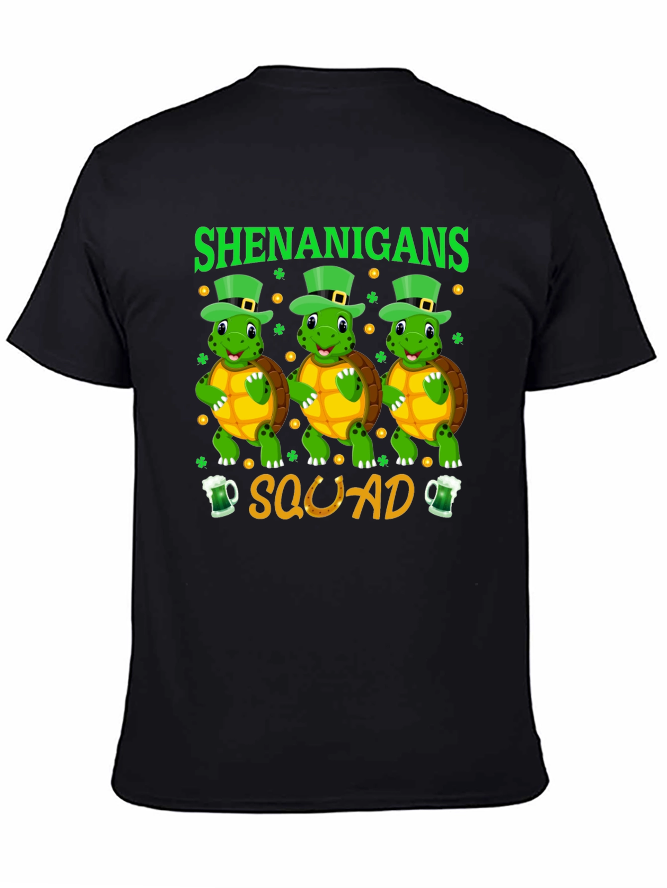 Shenanigans Squad St. Patricks Day Turtle T-Shirt