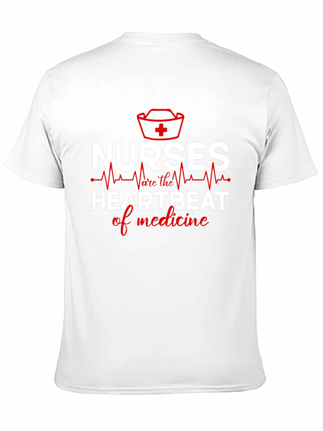 Nurses: Heartbeat of Medicine Graphic T-Shirt