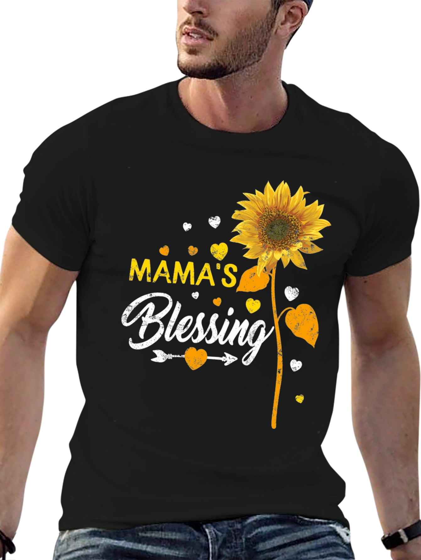 Mamas Blessing Sunflower Graphic Tee