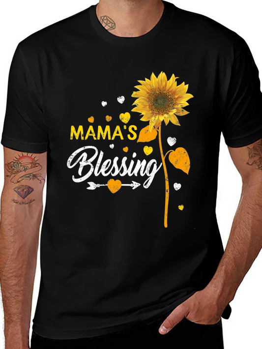 Mamas Blessing Sunflower Graphic Tee