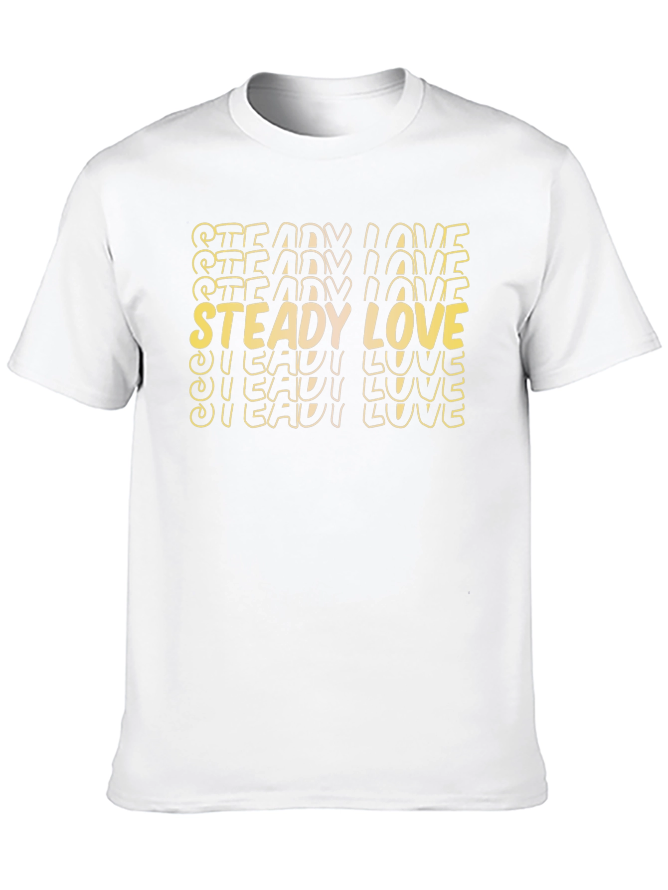 Steady Love Graphic Tee - Trendy Black T-Shirt
