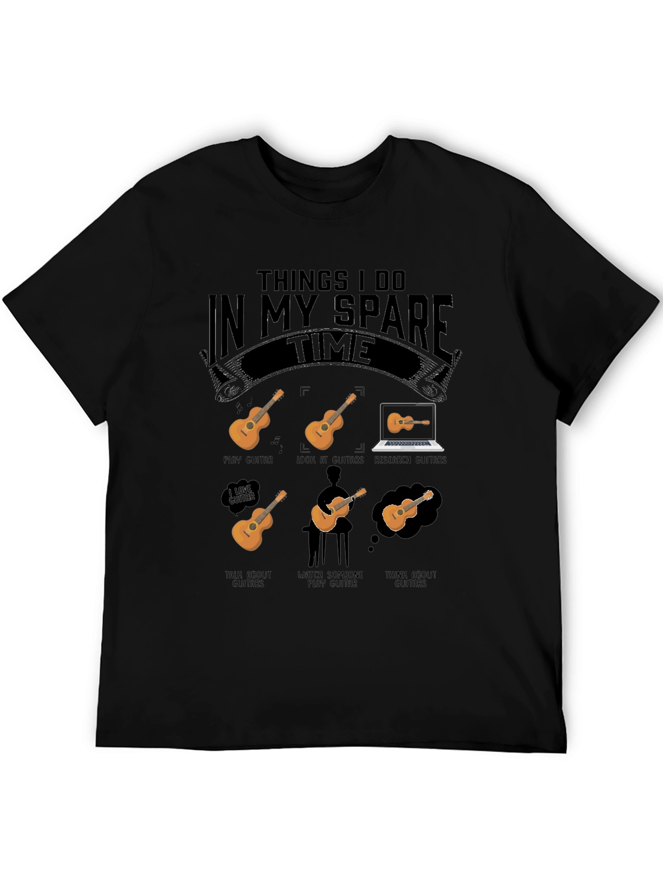 Guitar Lover T-Shirt - Spare Time Hobbies