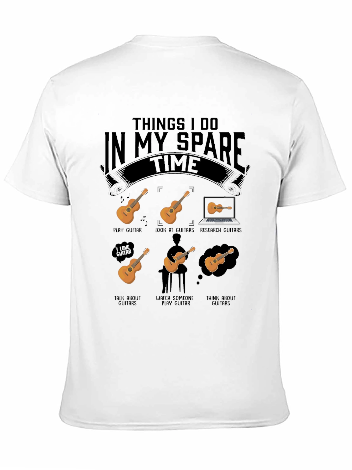 Guitar Lover T-Shirt - Spare Time Hobbies