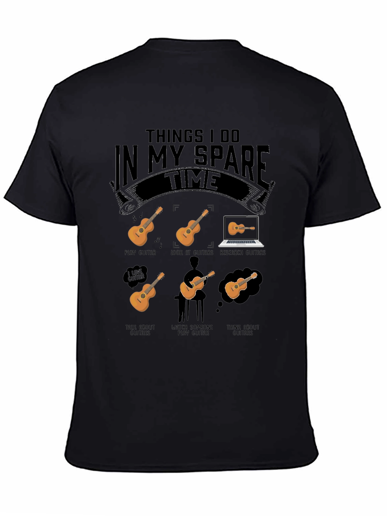 Guitar Lover T-Shirt - Spare Time Hobbies