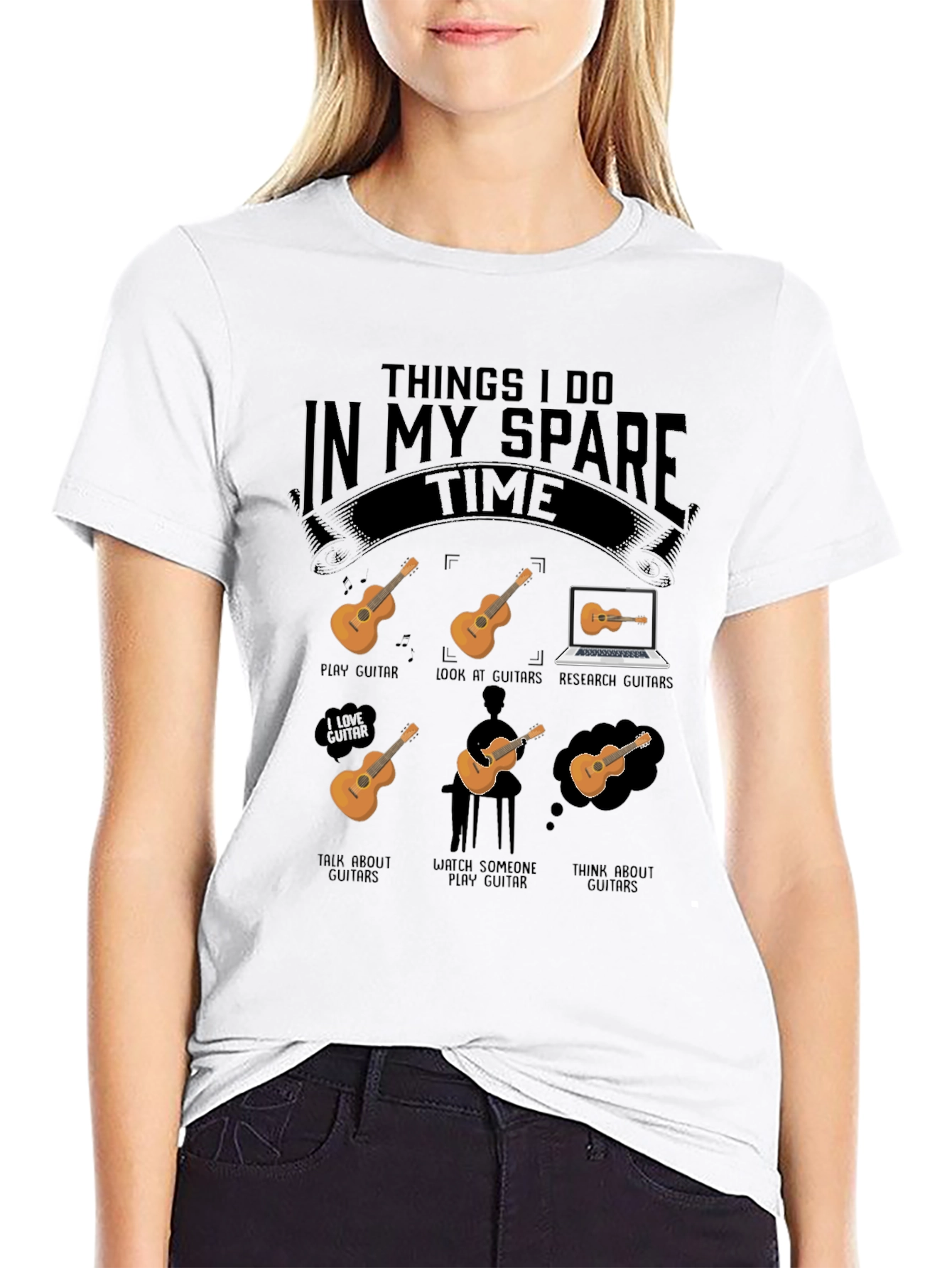 Guitar Lover T-Shirt - Spare Time Hobbies