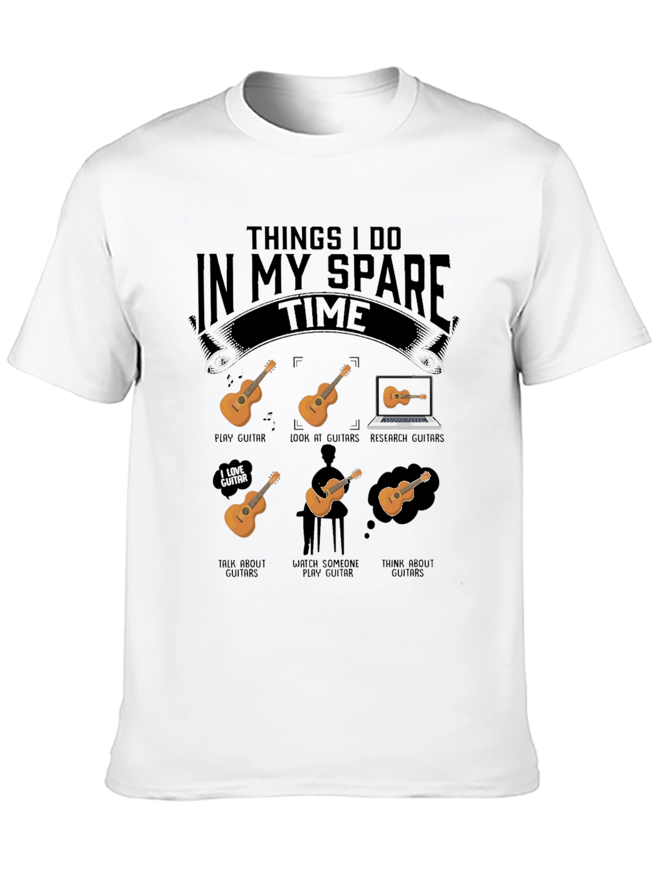 Guitar Lover T-Shirt - Spare Time Hobbies