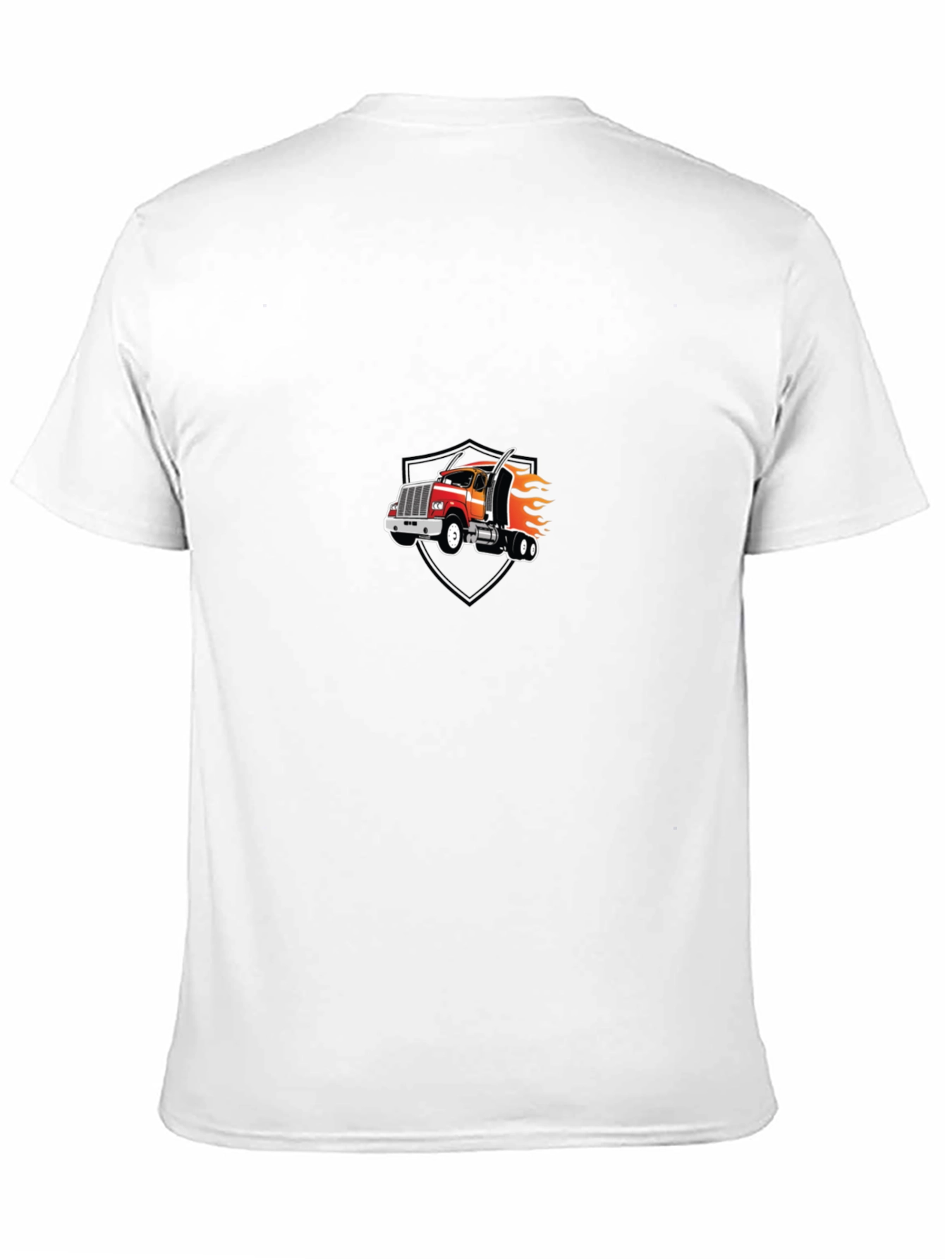 Truck Graphic Tee - Black Cotton Blend