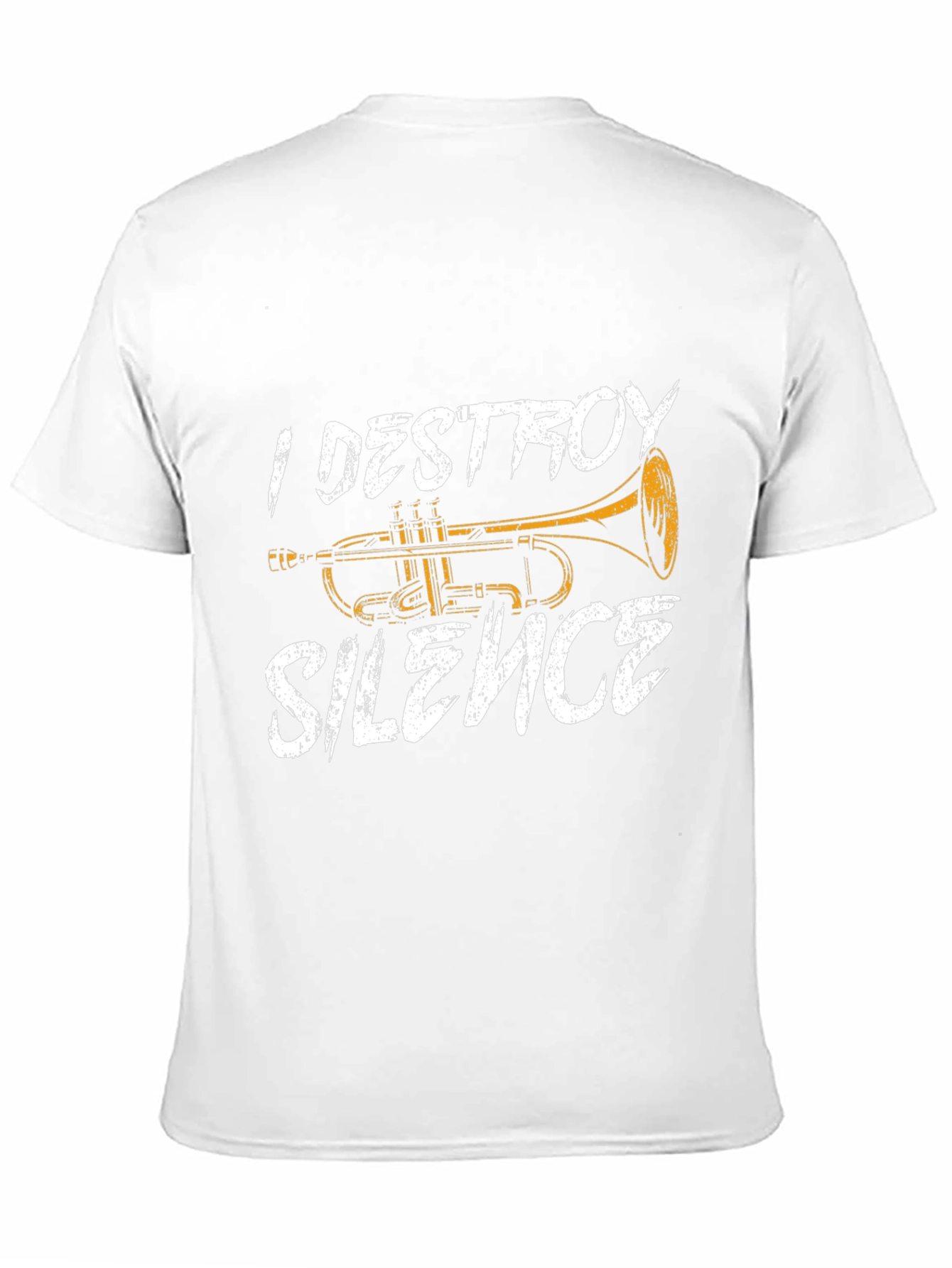 I Destroy Silence Trumpet Graphic Tee