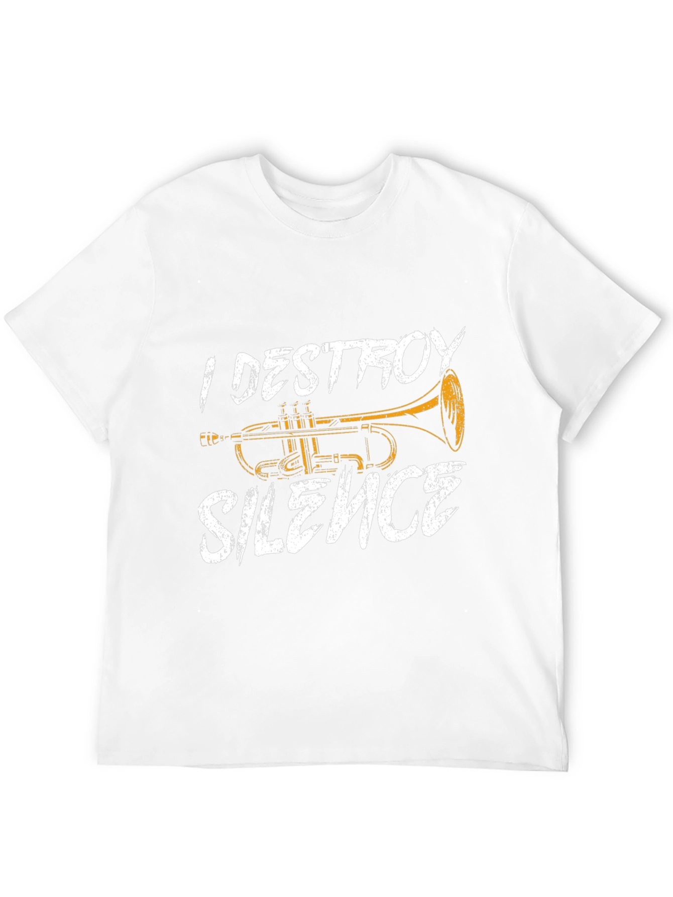 I Destroy Silence Trumpet Graphic Tee