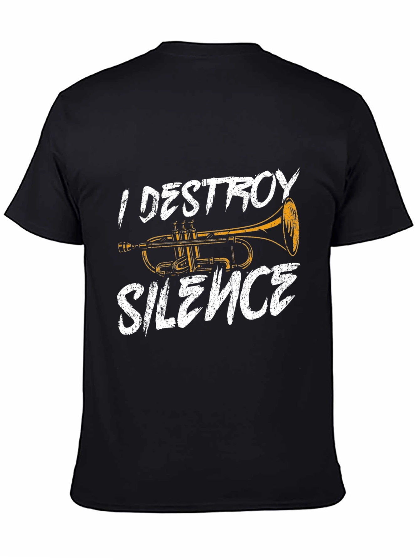 I Destroy Silence Trumpet Graphic Tee