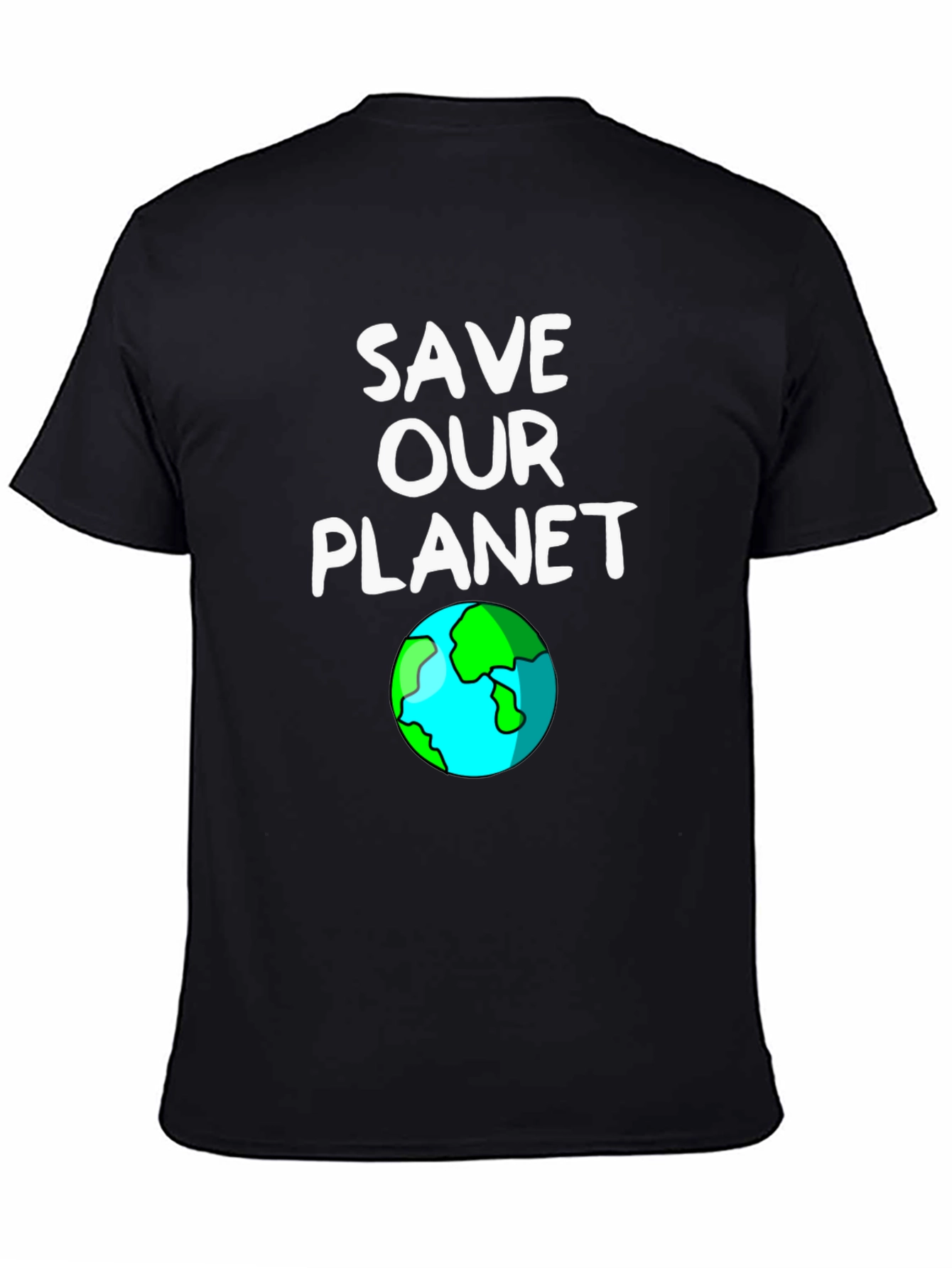 Save Our Planet Graphic Tee - Black