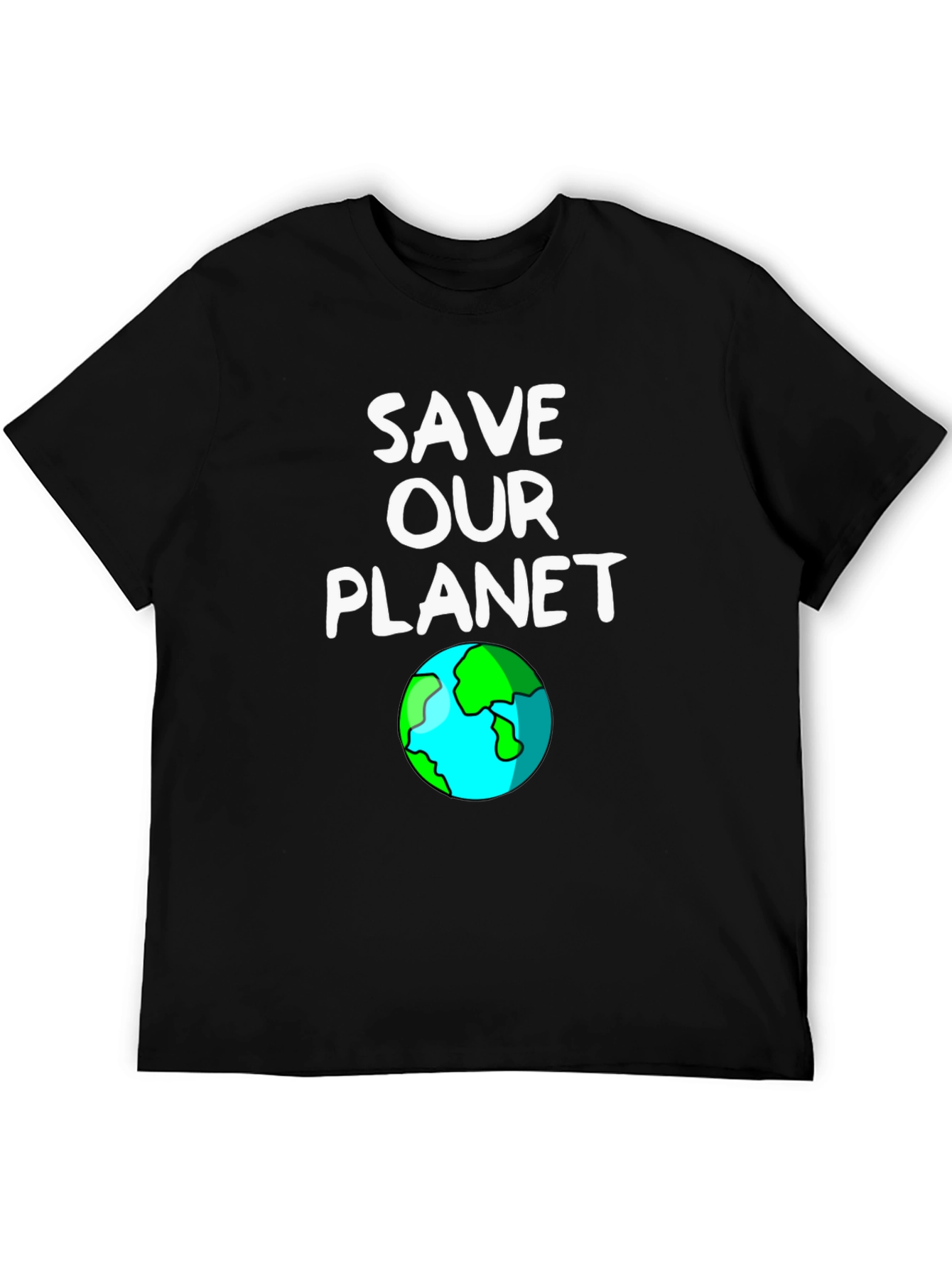 Save Our Planet Graphic Tee - Black