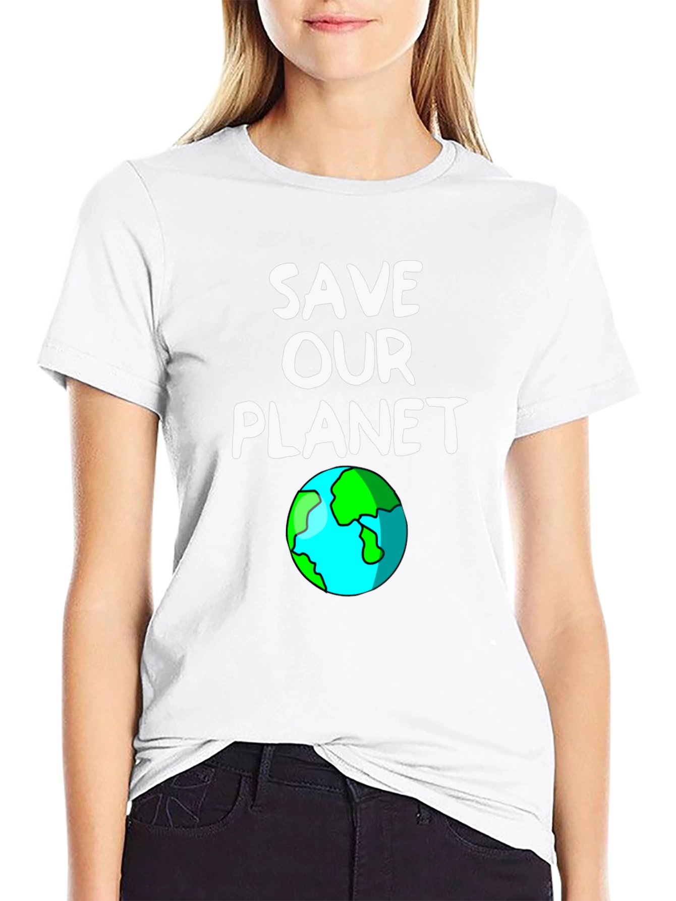 Save Our Planet Graphic Tee - Black