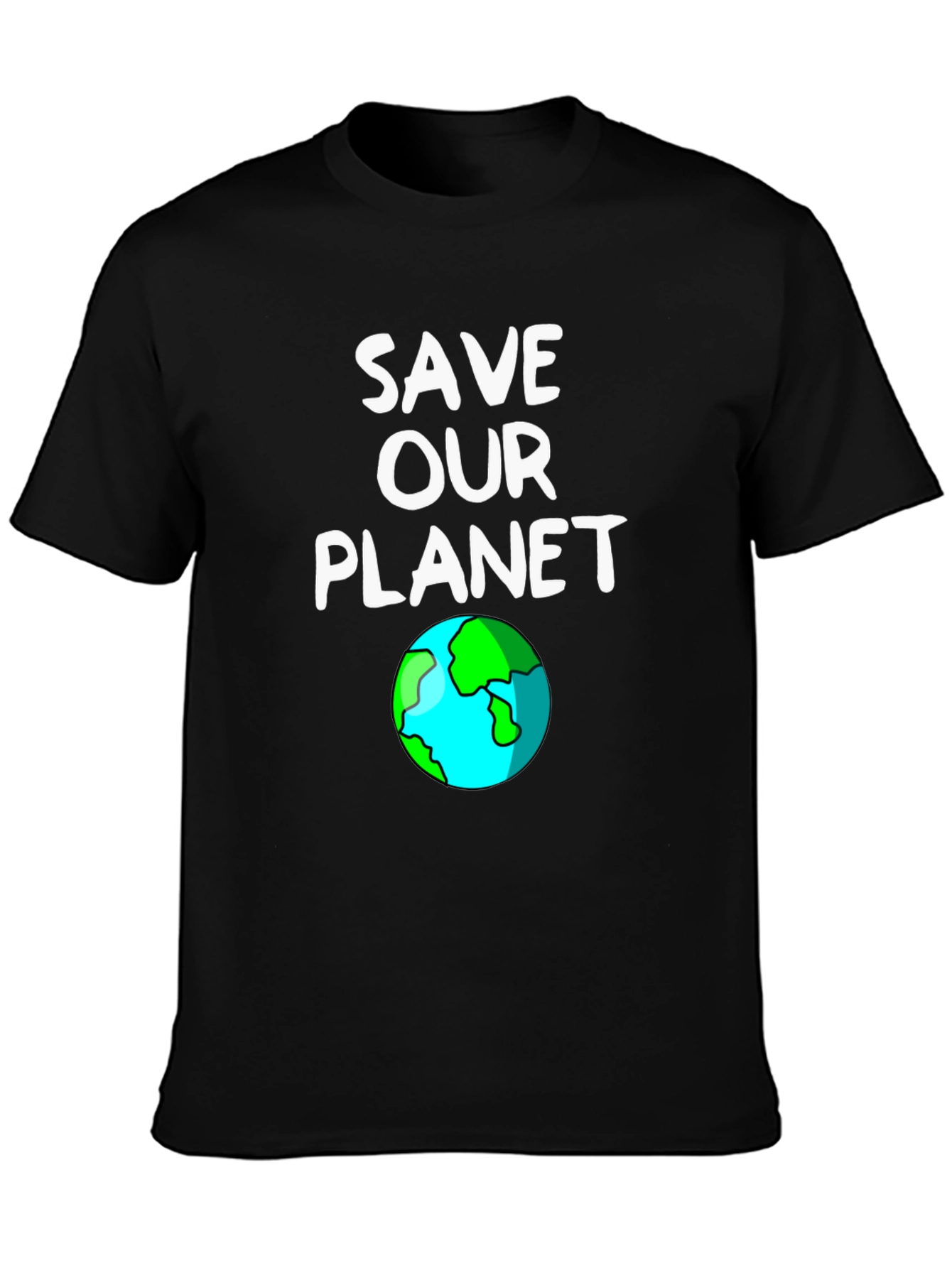 Save Our Planet Graphic Tee - Black