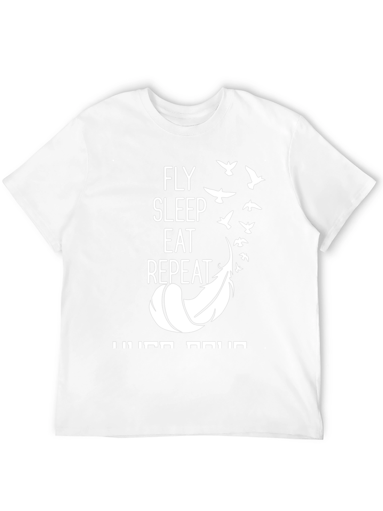 Fly Sleep Eat Repeat Graphic T-Shirt