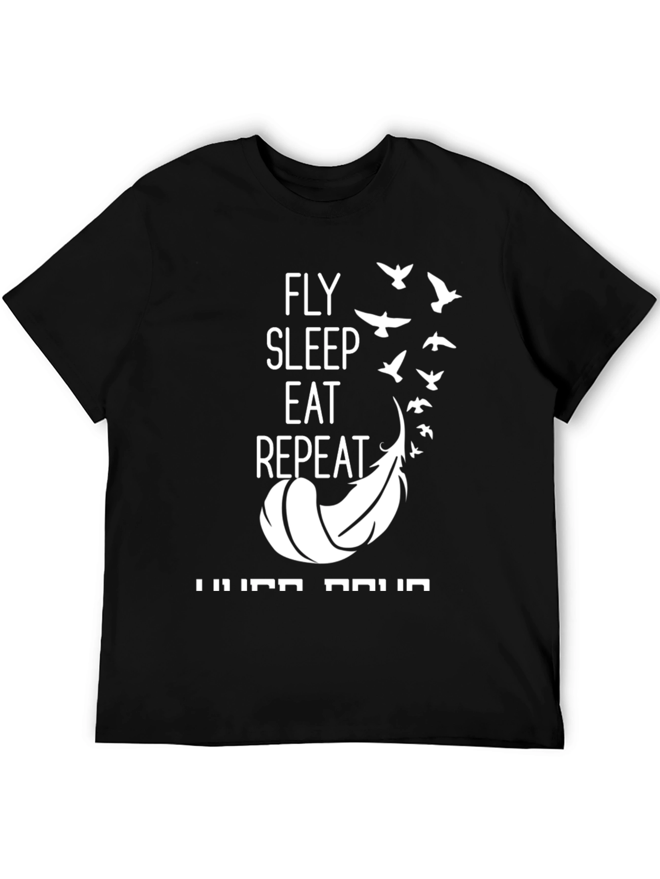 Fly Sleep Eat Repeat Graphic T-Shirt