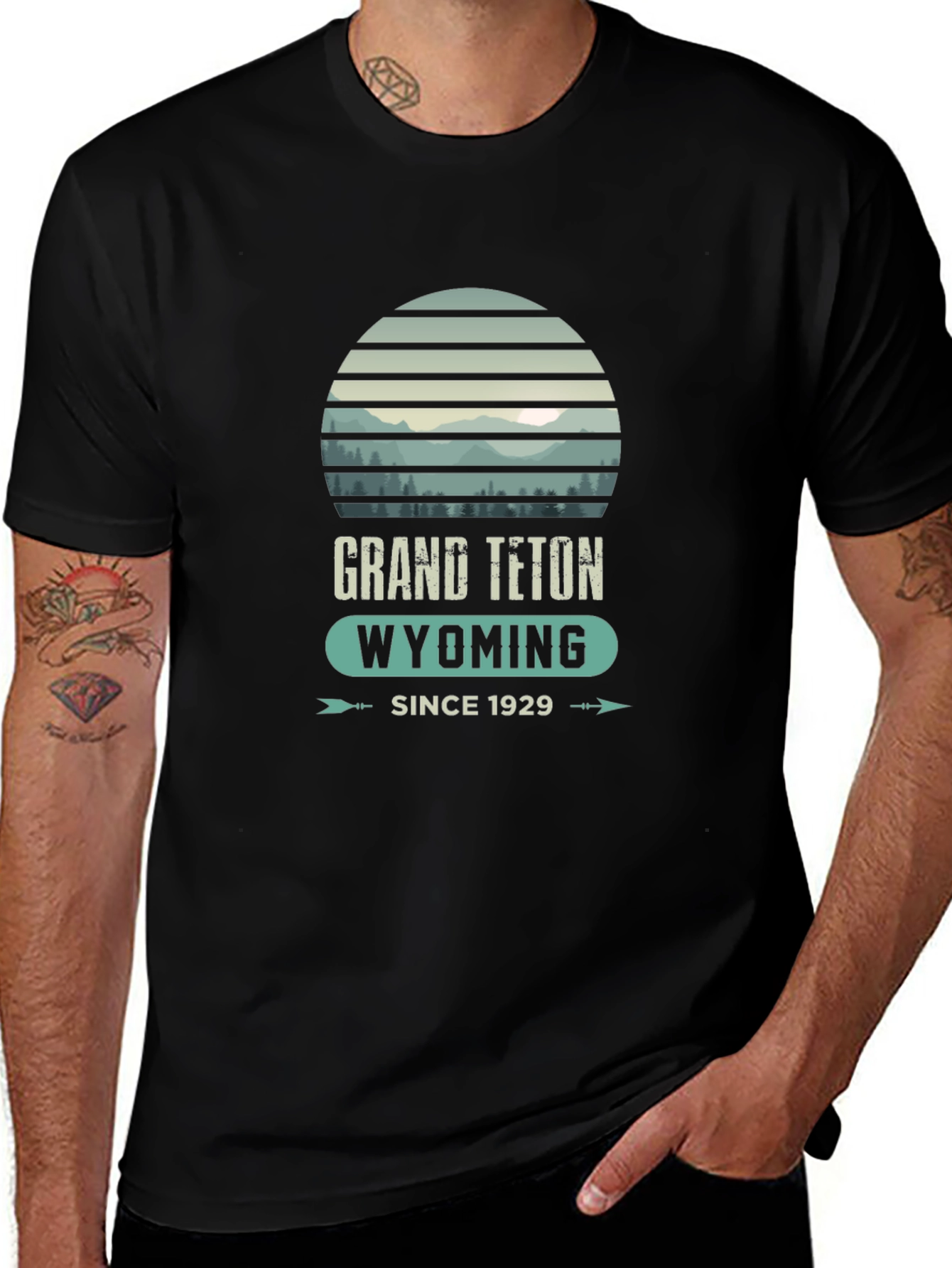 Grand Teton Wyoming Graphic T-Shirt