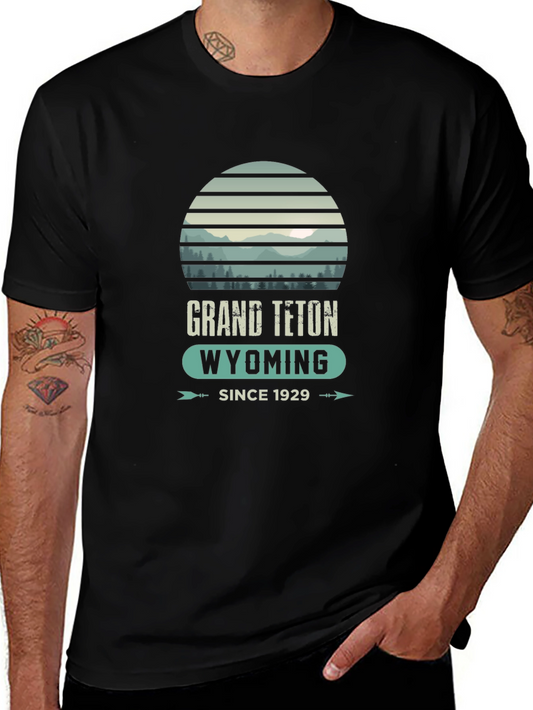 Grand Teton Wyoming Graphic T-Shirt