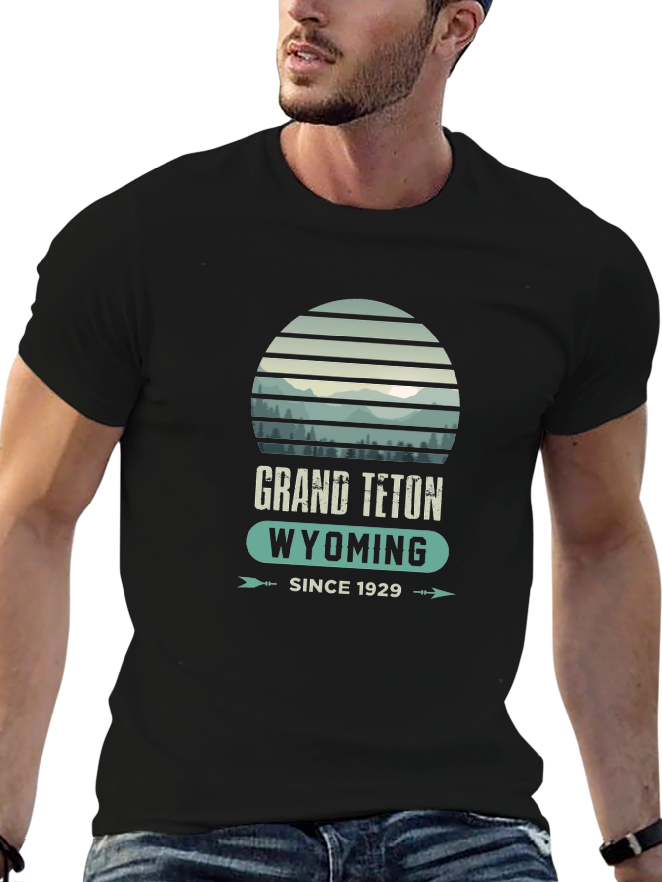 Grand Teton Wyoming Graphic T-Shirt