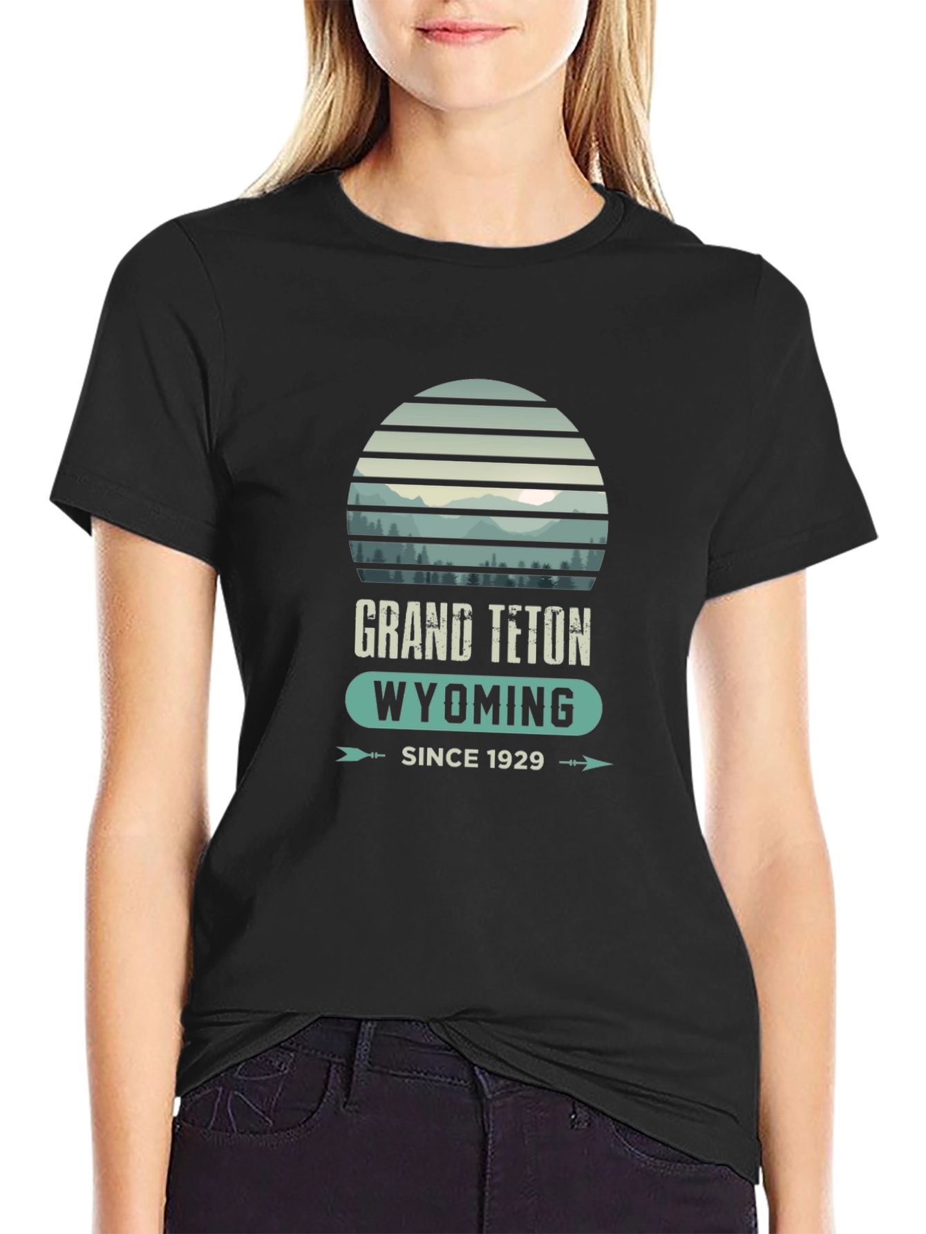 Grand Teton Wyoming Graphic T-Shirt