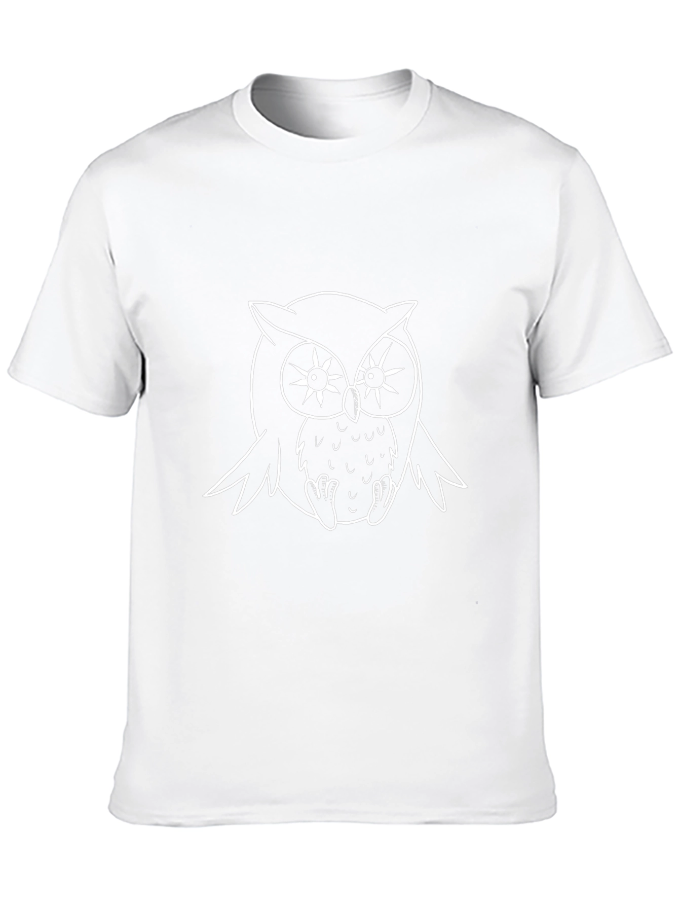 Cool Owl Graphic Black T-Shirt