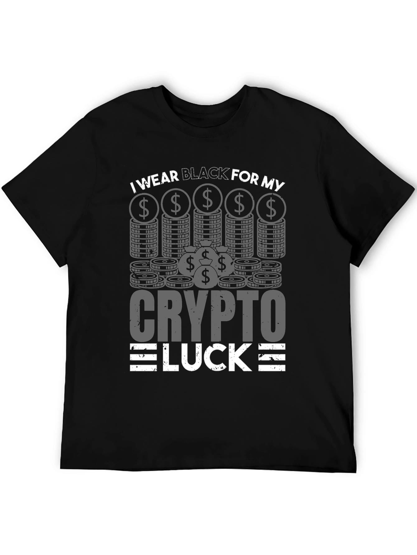 Crypto Luck Black T-Shirt