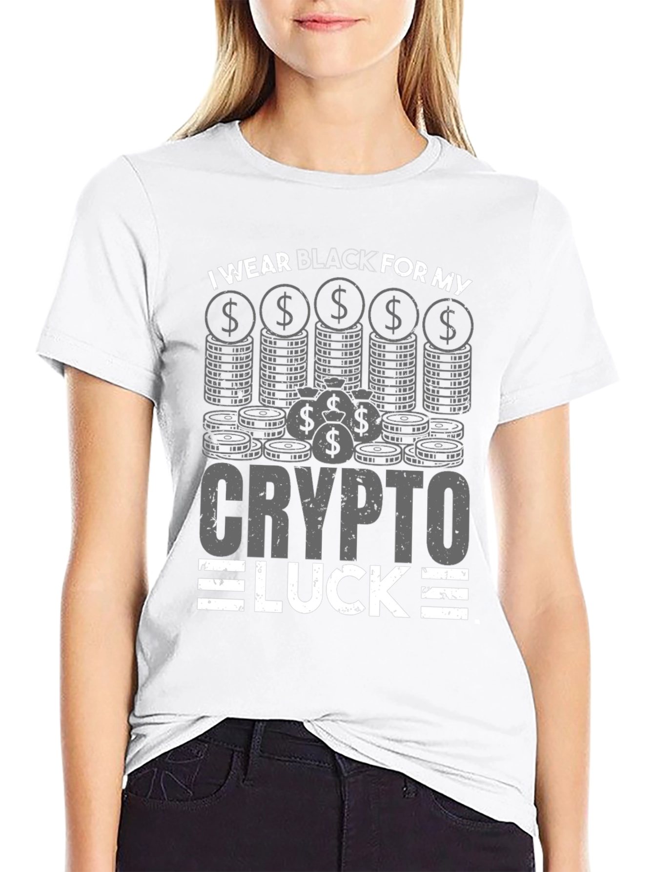 Crypto Luck Black T-Shirt