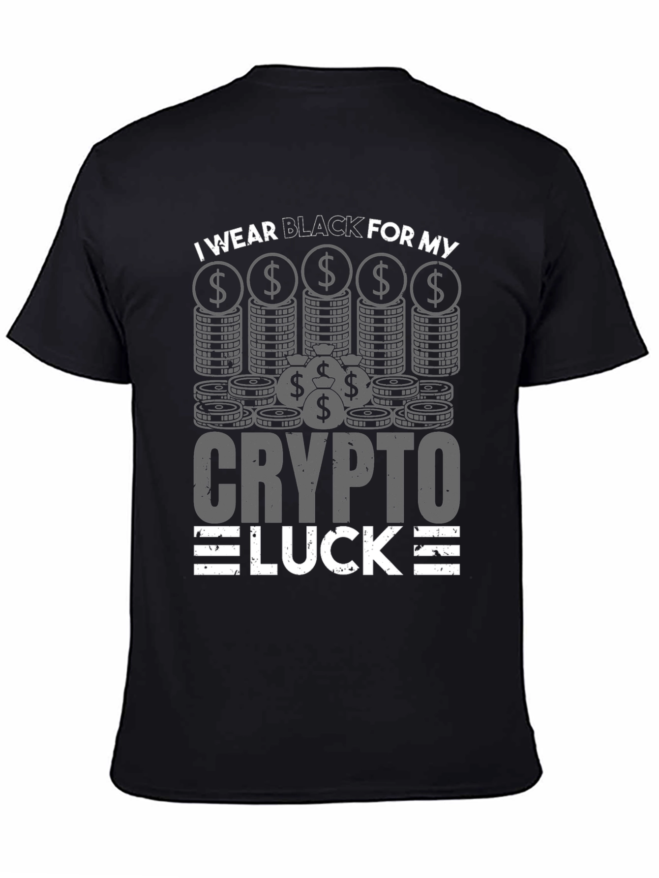 Crypto Luck Black T-Shirt