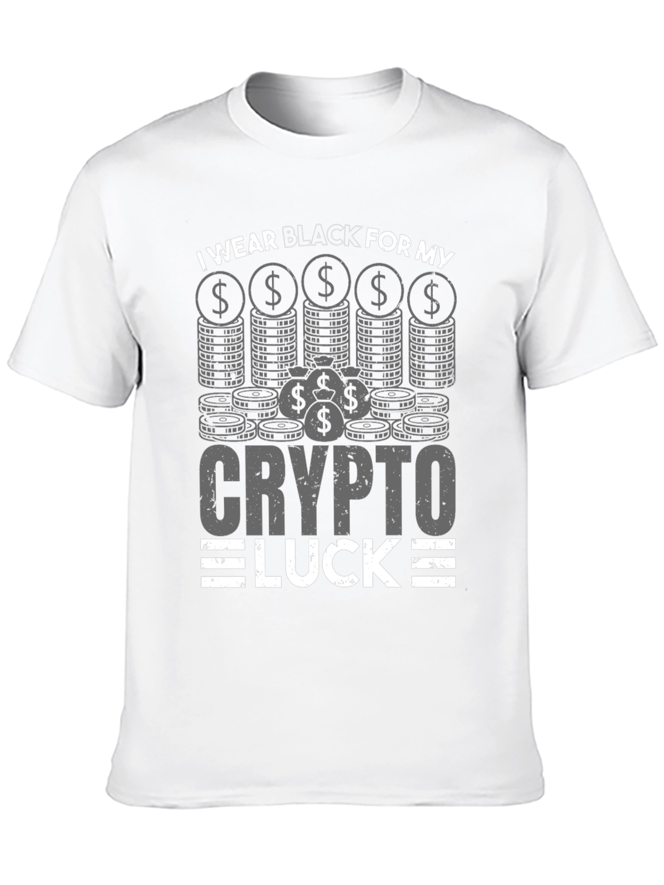 Crypto Luck Black T-Shirt