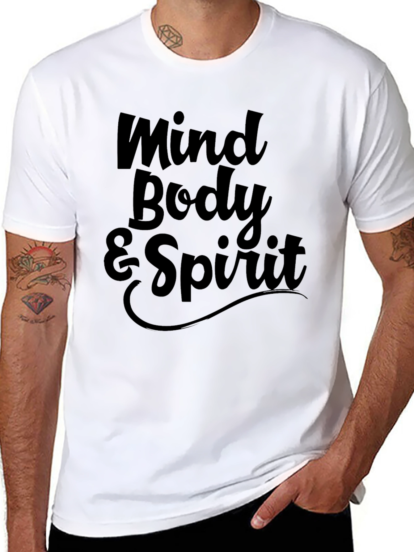 Mind Body Spirit T-Shirt - Positive Vibes Tee