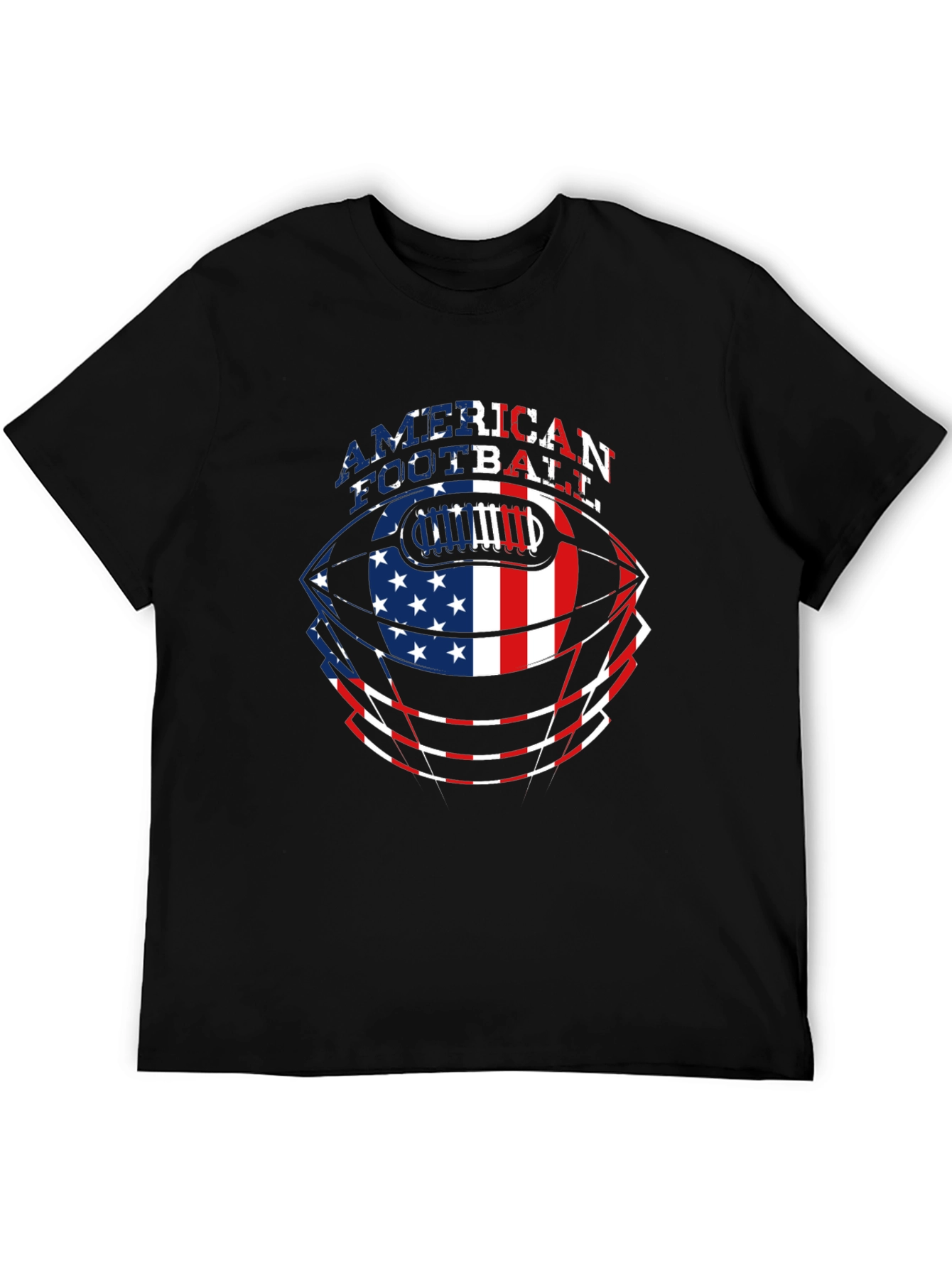 American Football USA Flag T-Shirt