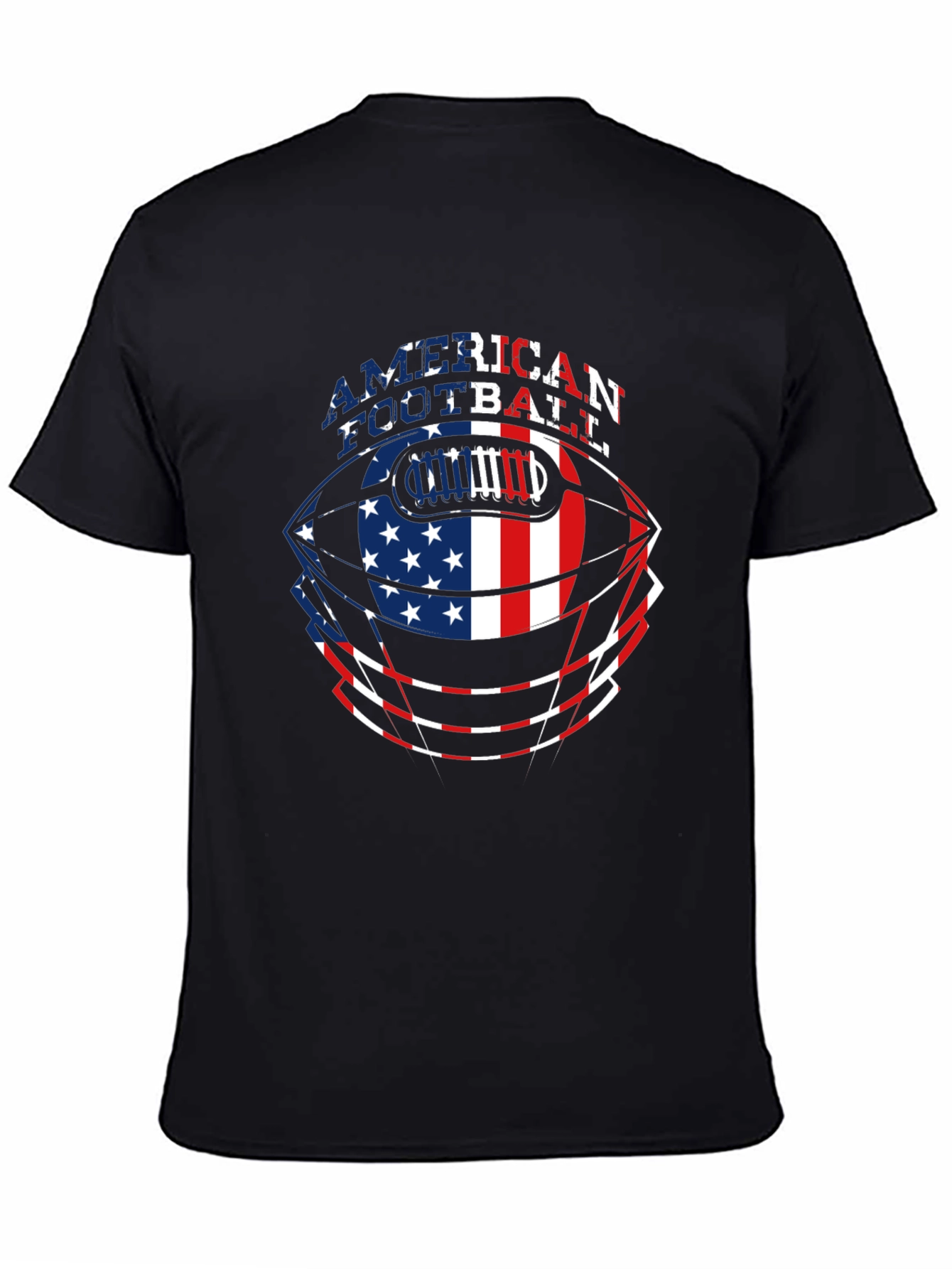 American Football USA Flag T-Shirt