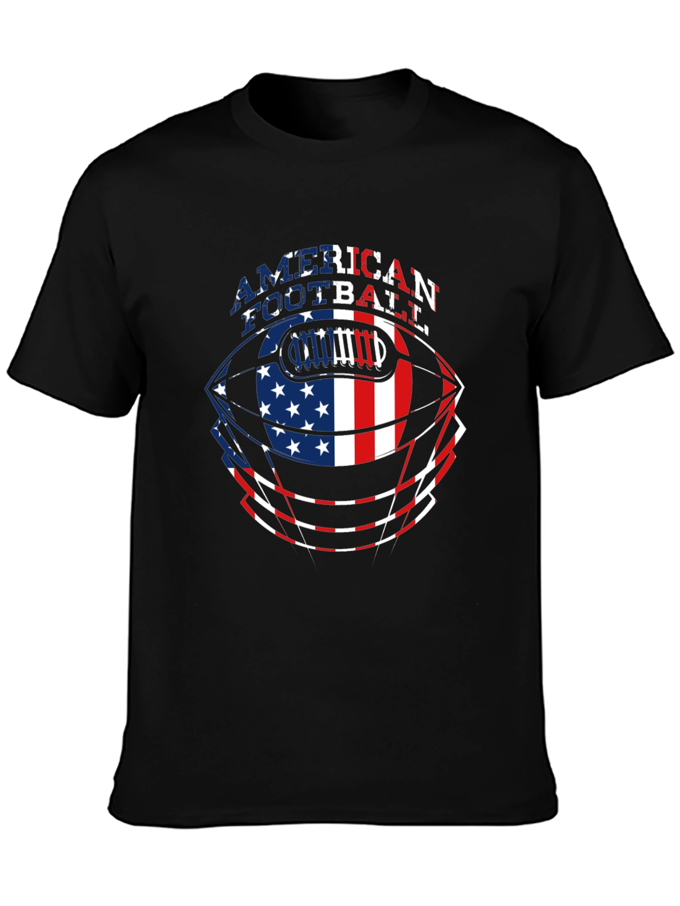 American Football USA Flag T-Shirt