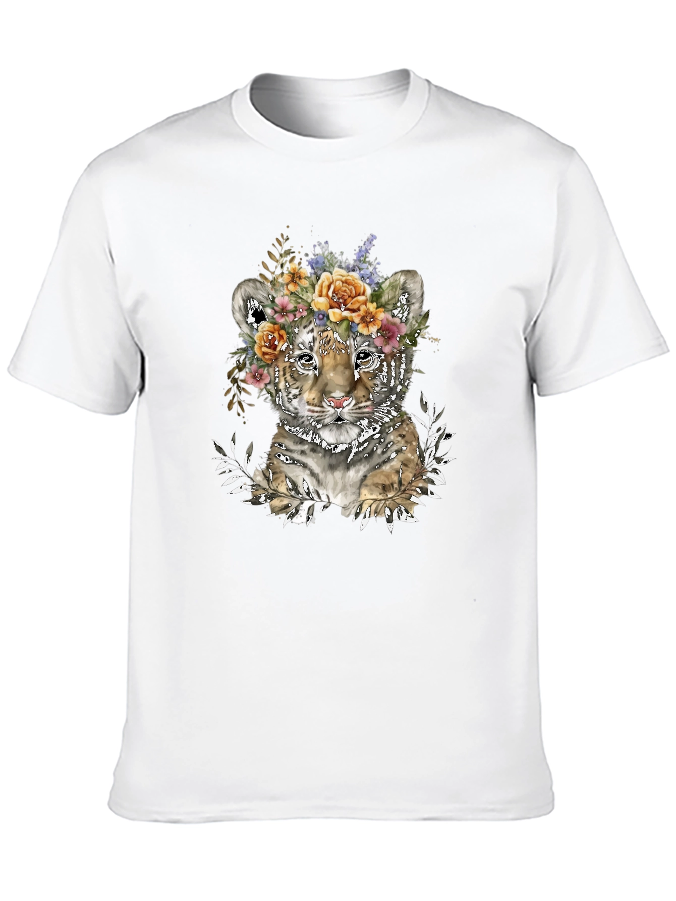 Floral Tiger Cub Graphic Tee