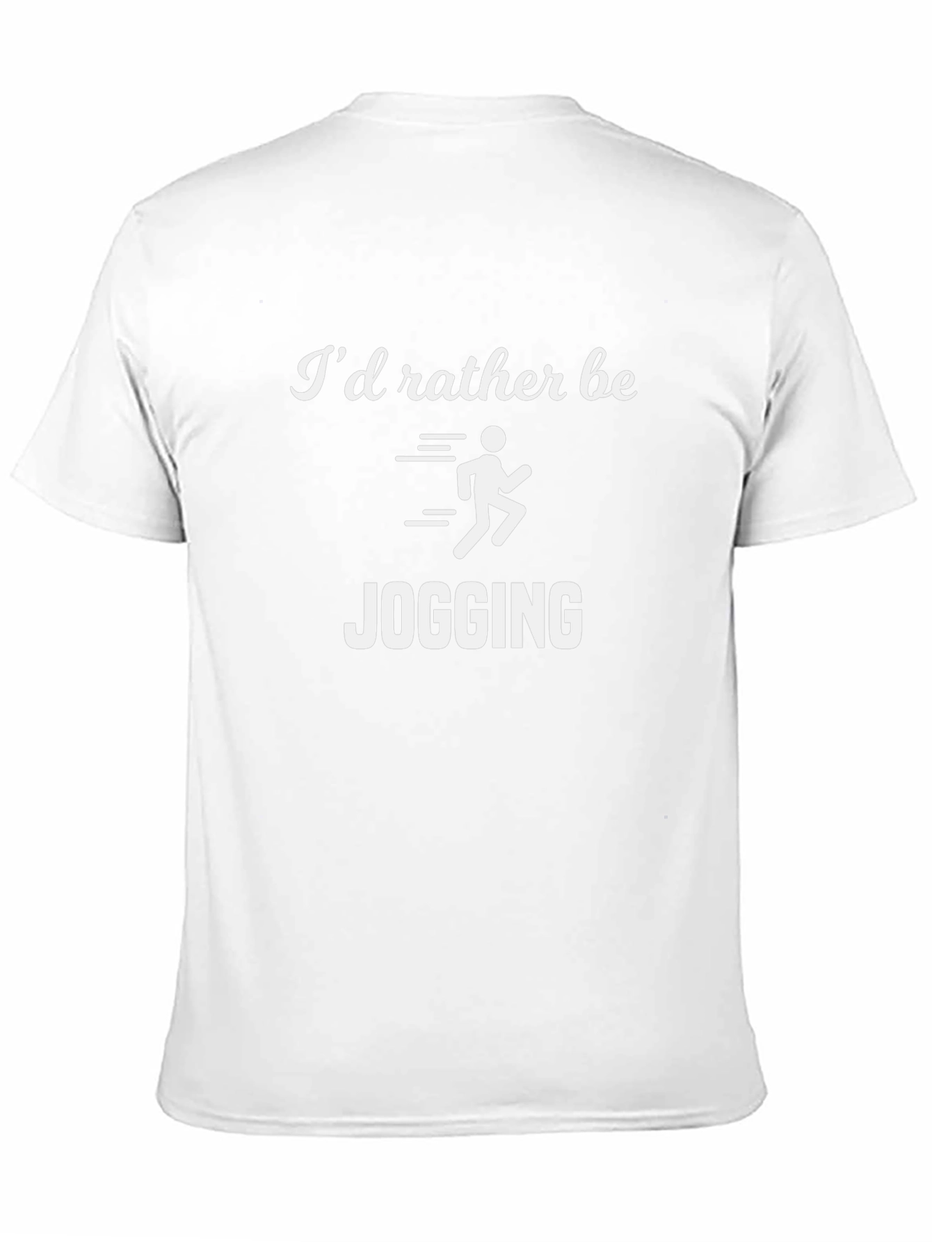 Id Rather Be Jogging T-Shirt Running Tee