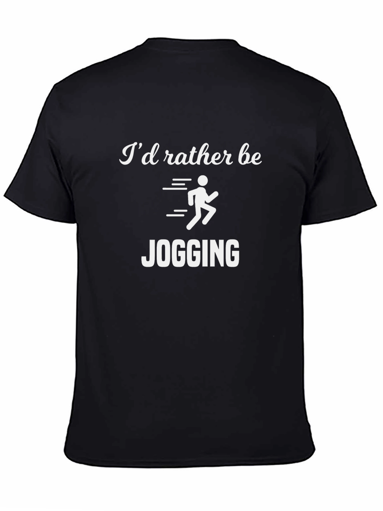 Id Rather Be Jogging T-Shirt Running Tee