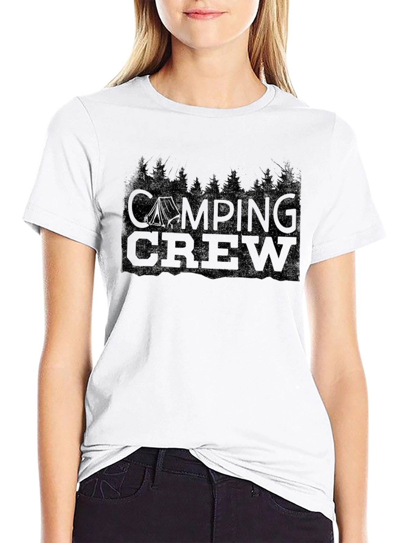 Camping Crew Graphic Tee - Adventure Awaits!