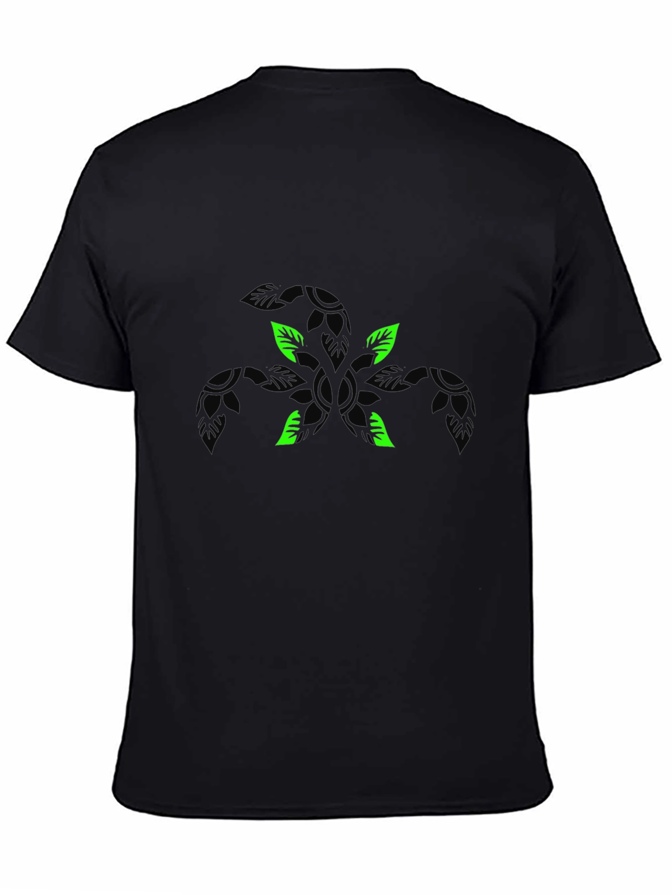 Nature X Graphic Black T-Shirt