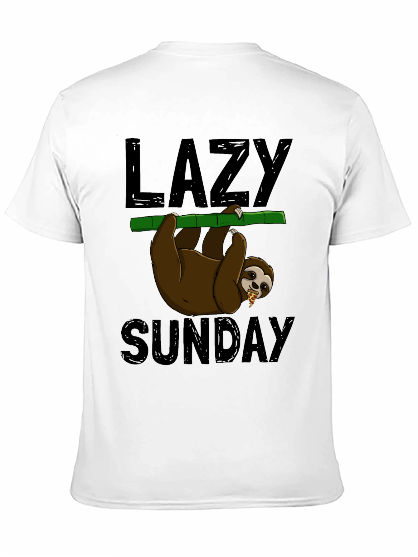 Lazy Sunday Sloth T-Shirt Funny Animal Tee