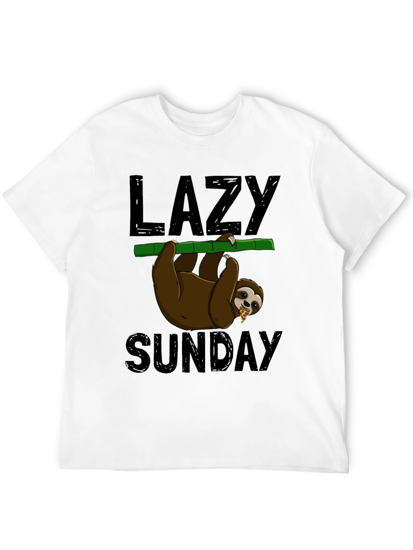 Lazy Sunday Sloth T-Shirt Funny Animal Tee