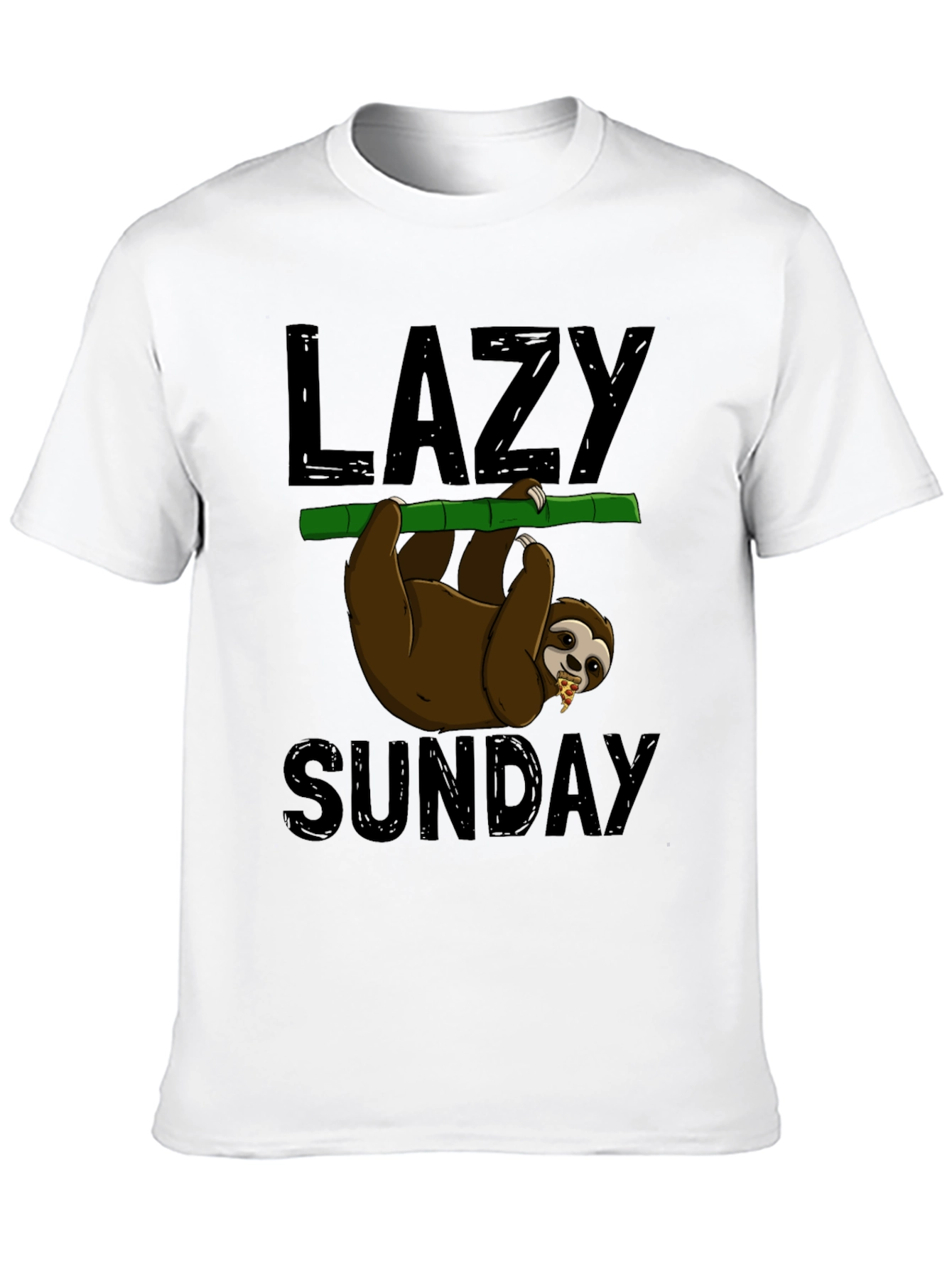 Lazy Sunday Sloth T-Shirt Funny Animal Tee
